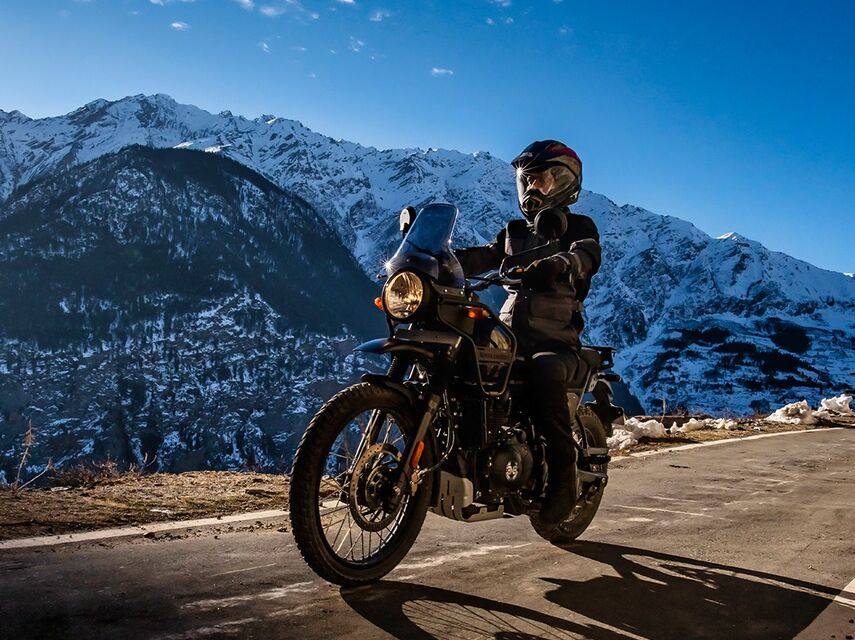 Tie Royal Enfield Himalayan Rental